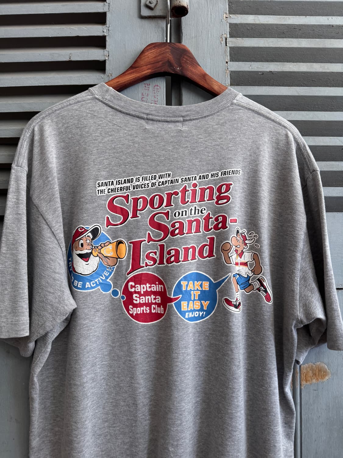 [M]Captain Santa 캡틴 산타 스포츠 프린팅 티셔츠 상품이미지5