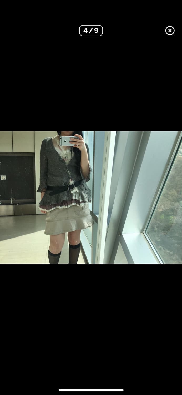 Vintage Cargo midi skirt 상품이미지4