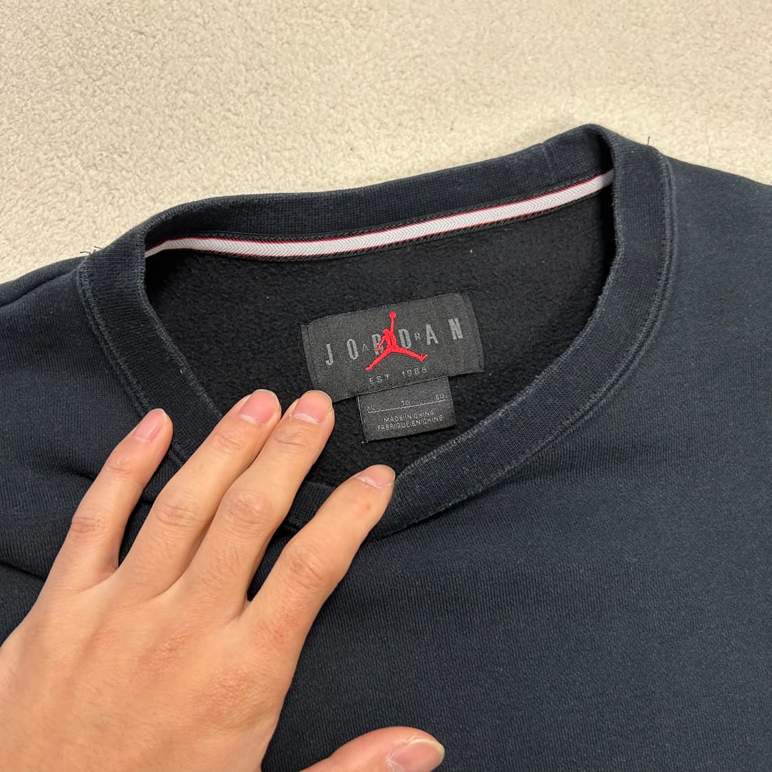 Jordan Black Sweatshirt 상품이미지6