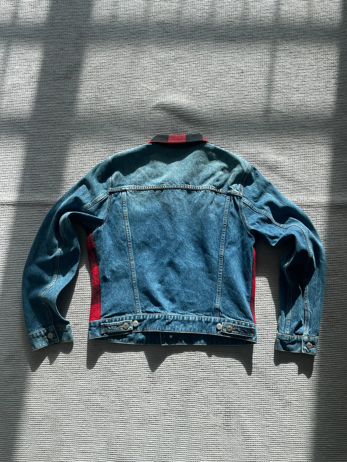 드리스반노튼 17ss 울 패치워크 데님 자켓 상품이미지2