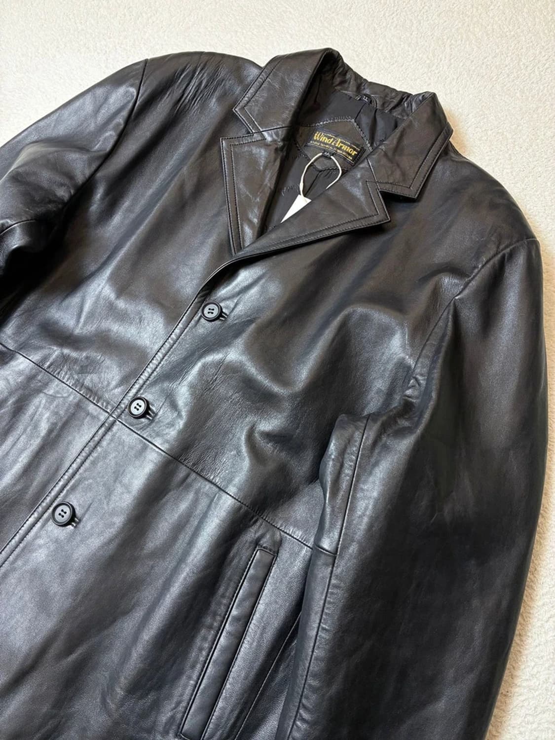 Wind Armor 00's 양가죽 롱 코트 PN6645 상품이미지2