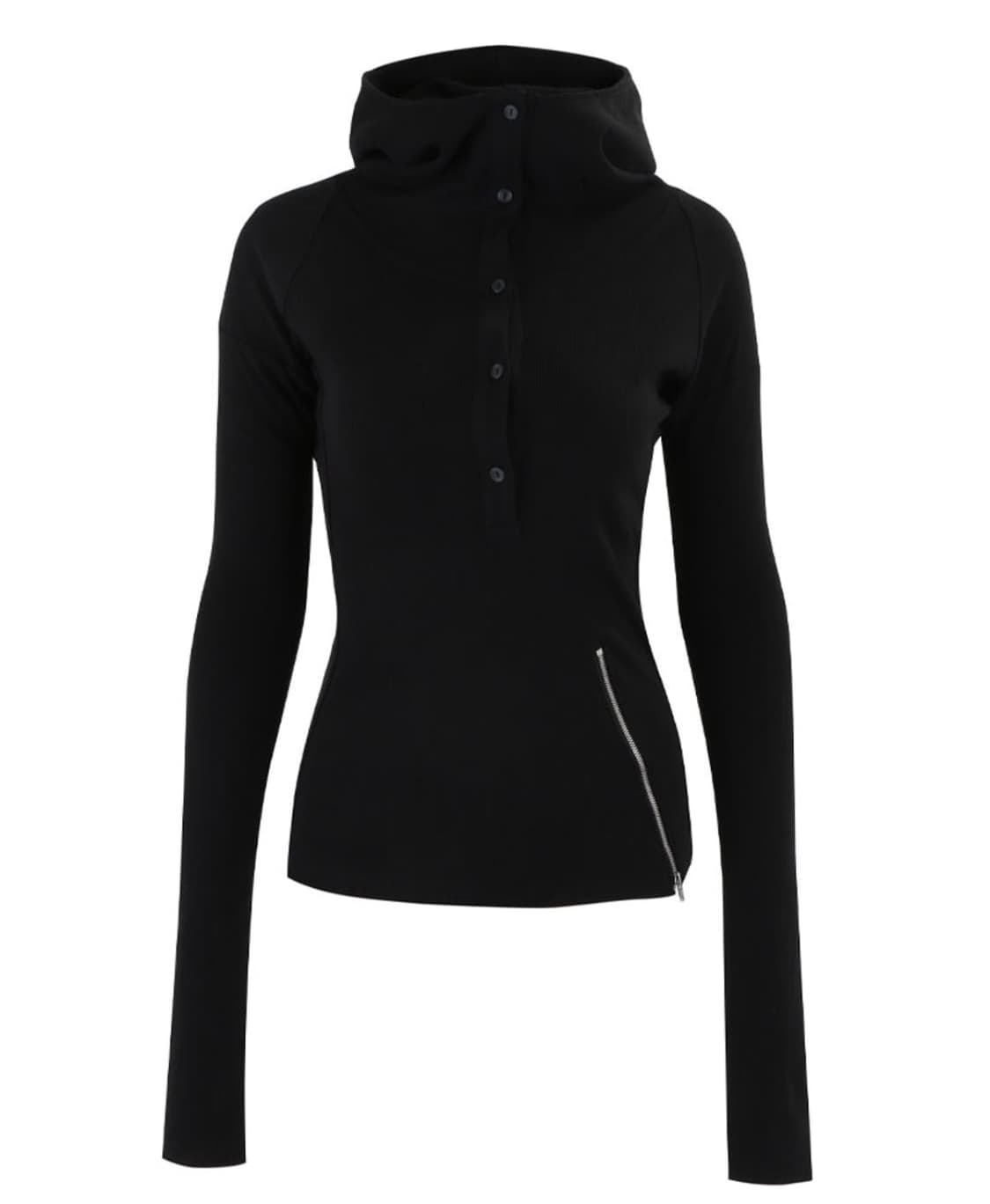 [구해요] 킴서울 카다 지퍼 후디 블랙 상품이미지1