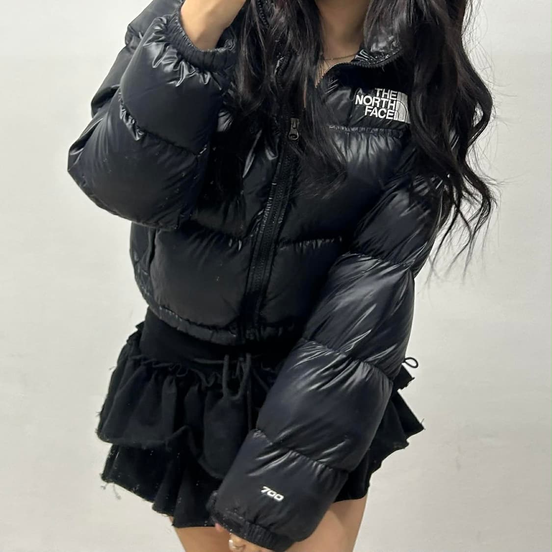 노스페이스 신형 눕시 걸즈 숏 자켓 다운 크롭 패딩(S) 상품이미지1