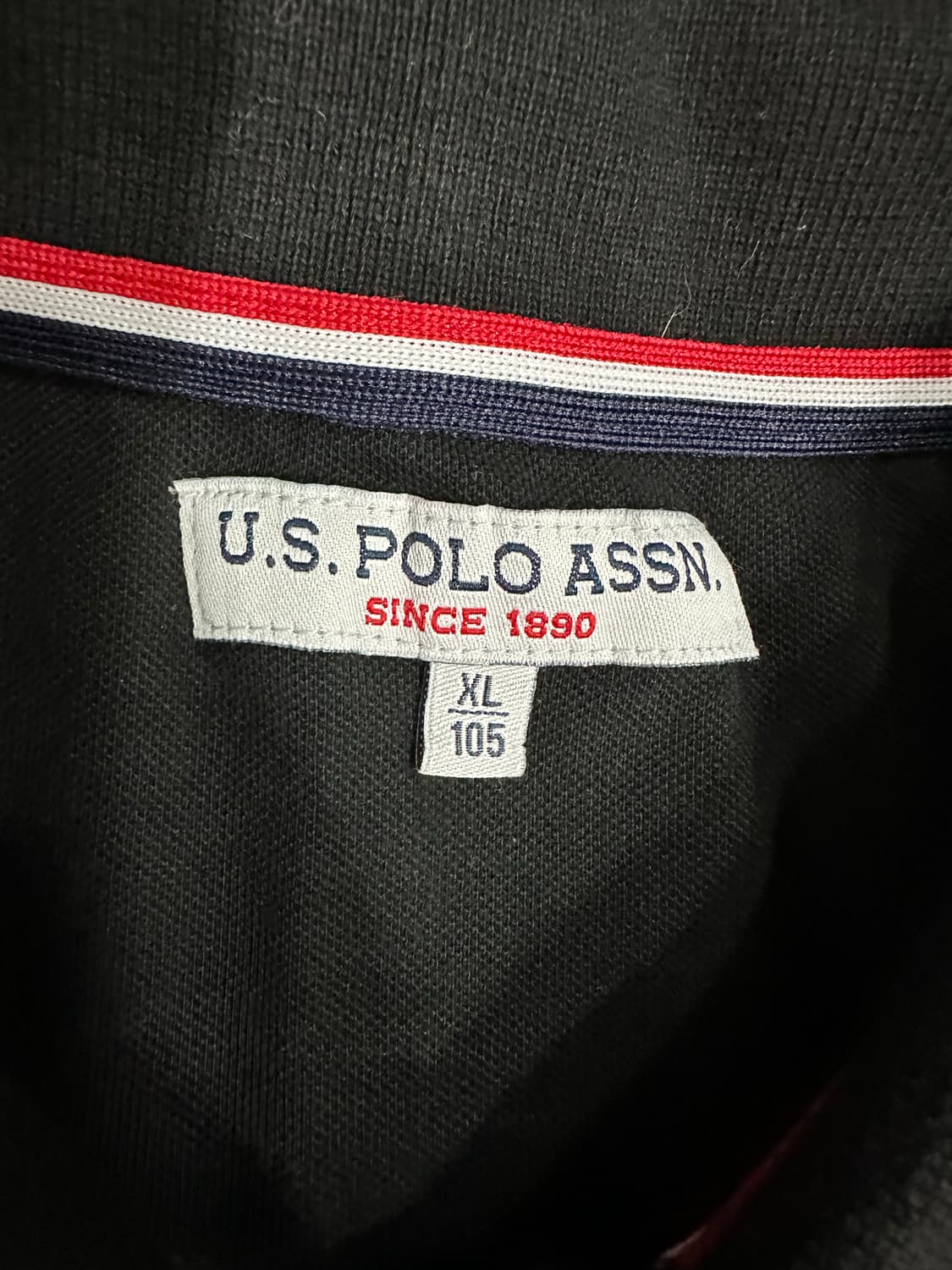 US POLO ASSN 기본 카라티 실측L 상품이미지4
