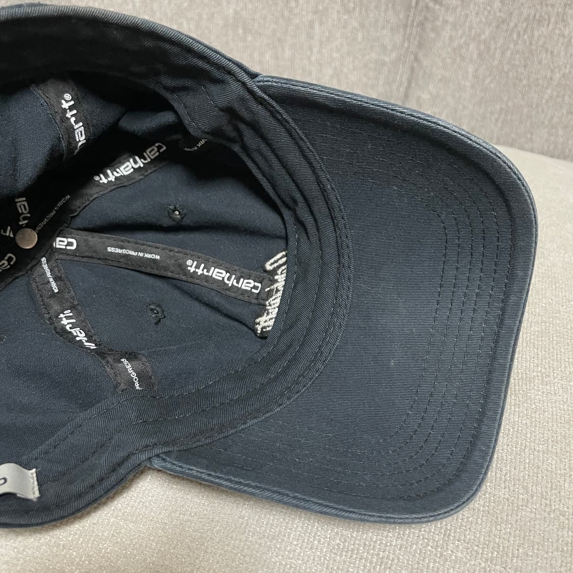 칼하트 이니셜 볼캡(블랙) 상품이미지6