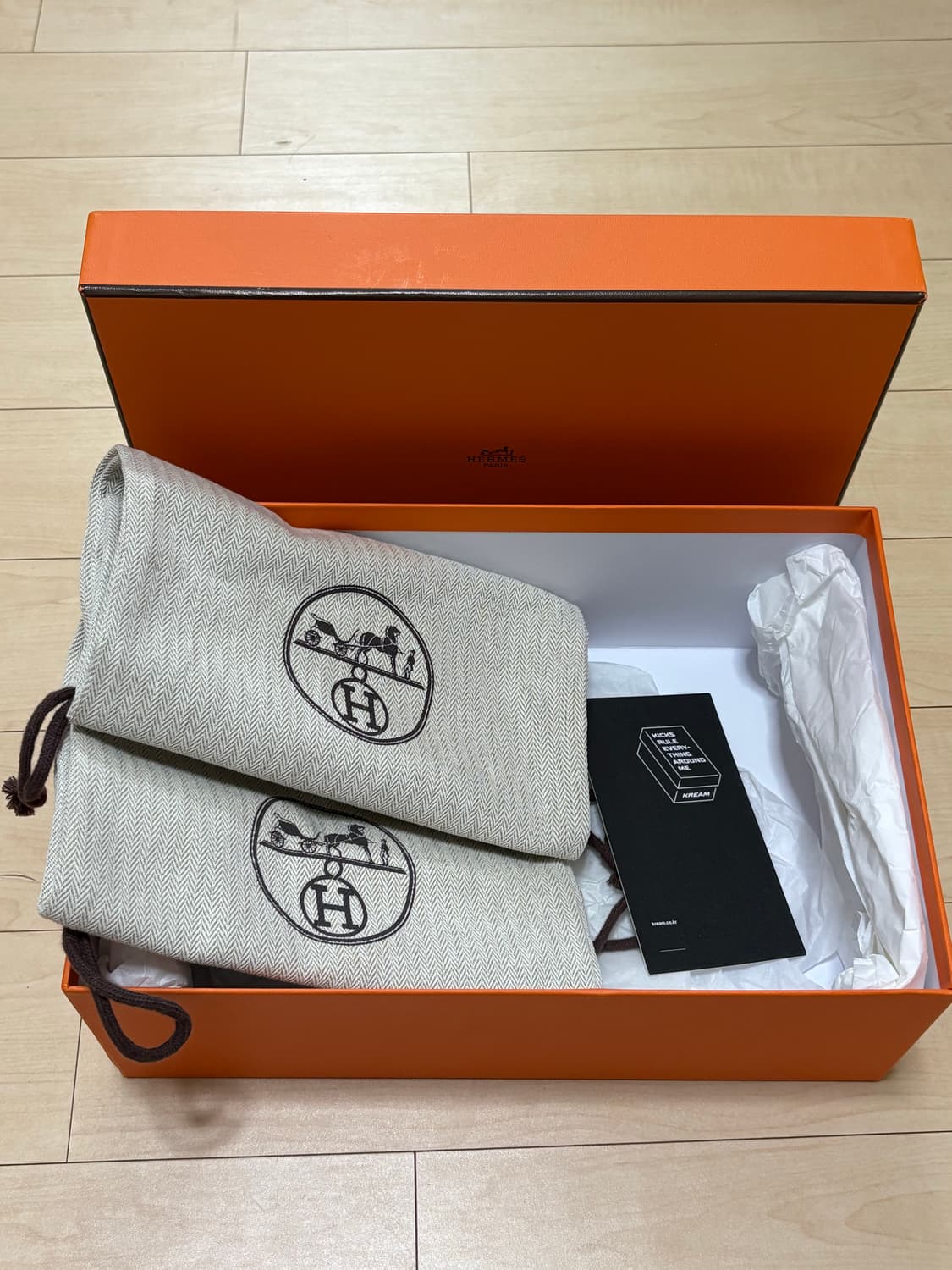 에르메스 시프레 샌들 카프스킨 & 누아 38.5 상품이미지10