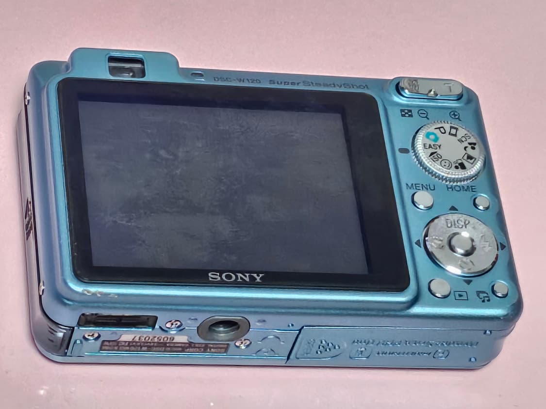 소니 사이버샷 DSC-W120 하늘색 풀구성 상품이미지5