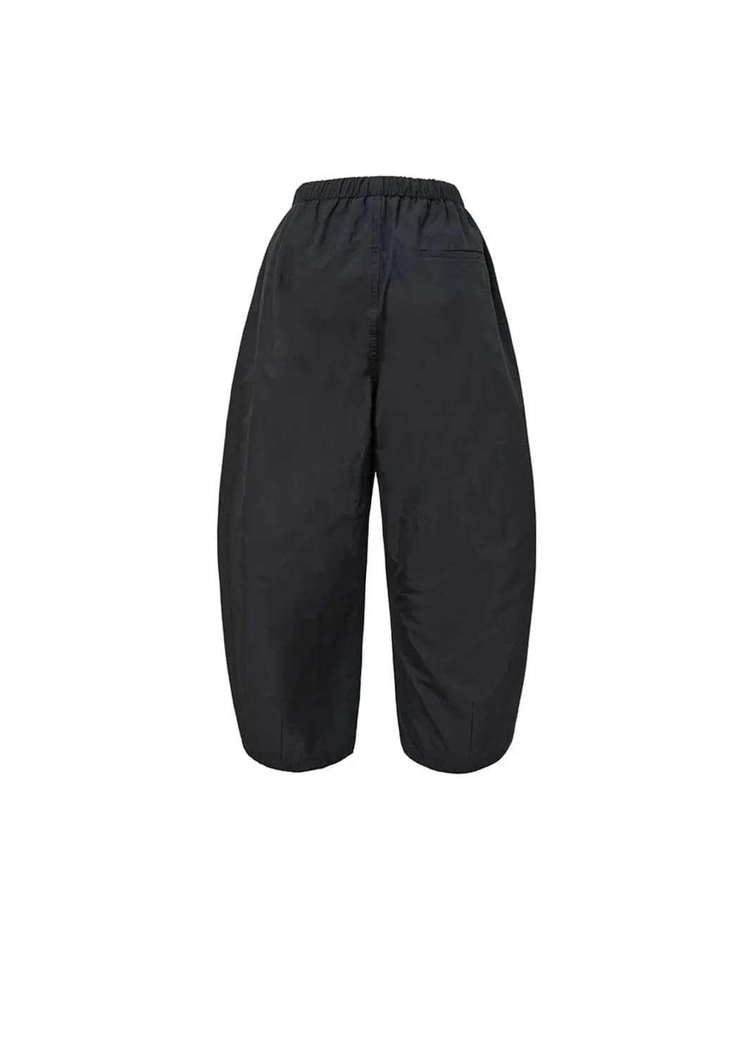 [L] 아모멘토 25ss 드로우스트링 와이드 퍼티그 팬츠 블랙 amome 상품이미지4