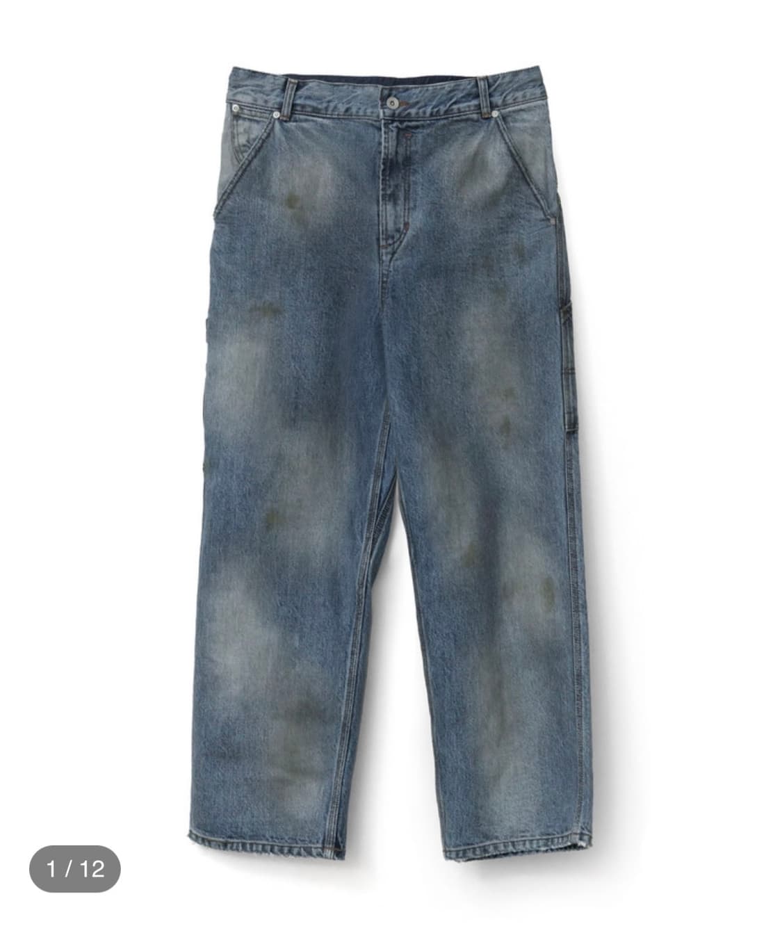 Stained Work Denim Pants 상품이미지1