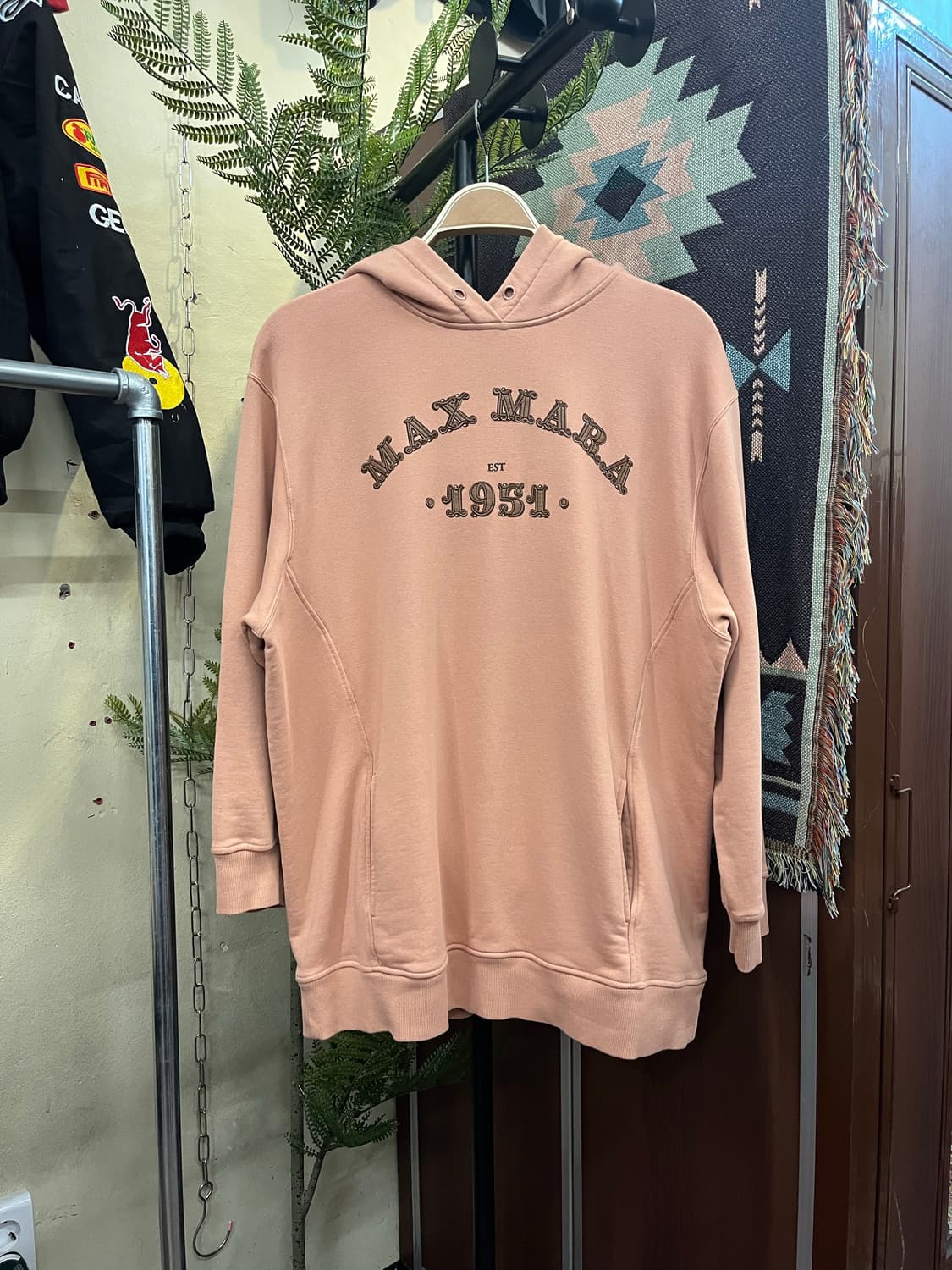 막스마라 아디토 코튼 후드 파우더 핑크 #csz727 상품이미지1