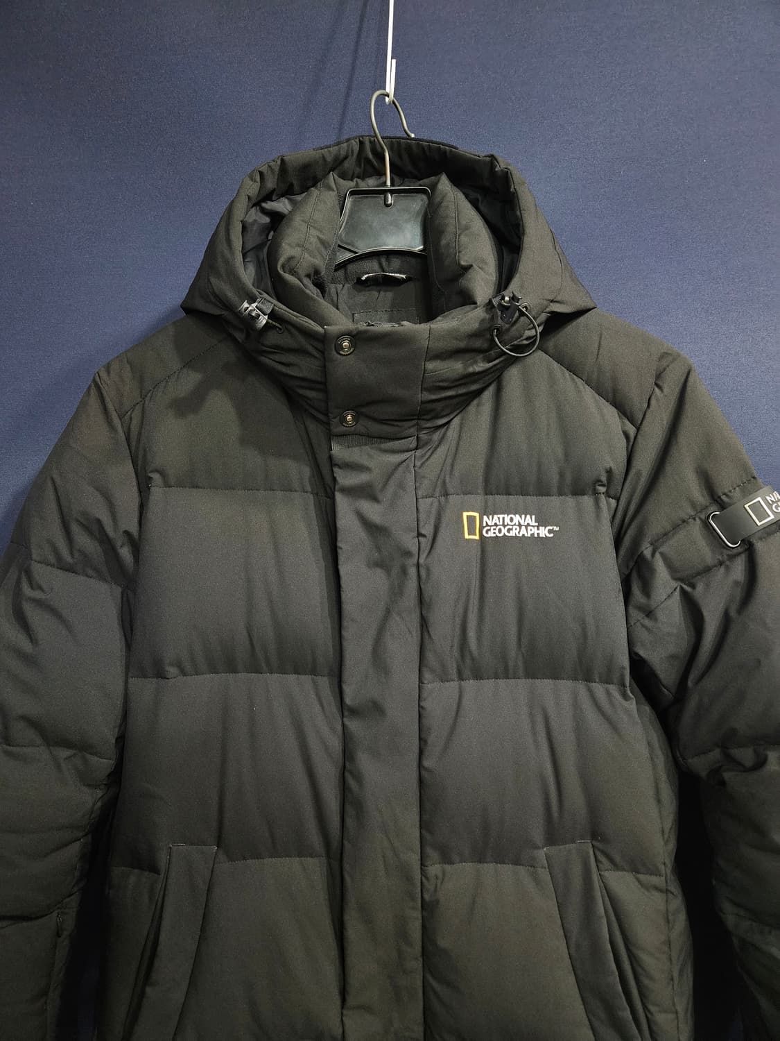 내셔널지오그래픽 블랙컬러 남성 95 덕다운 롱패딩  상품이미지7