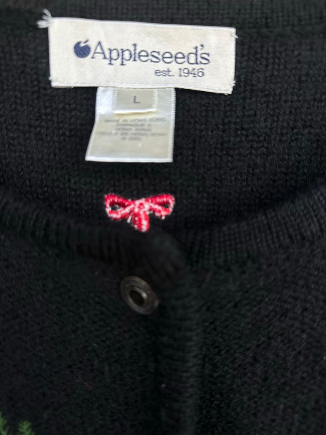 Appleseed's 크리스마스 리본 가디건 상품이미지6