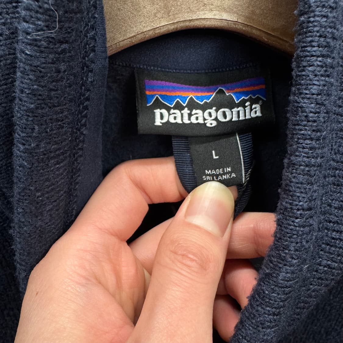 파타고니아 베터 스웨터 베스트 집업 전면 집업 포켓 포인트 네이비 상품이미지6
