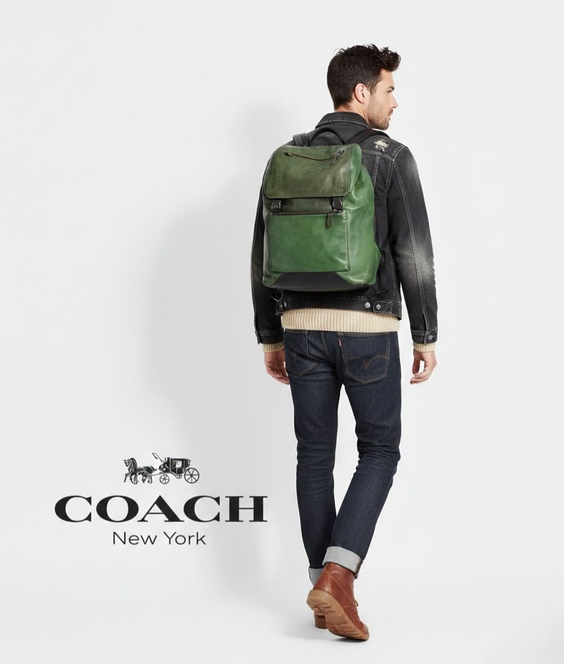 코치 Manhattan 레더 백팩 상품이미지1
