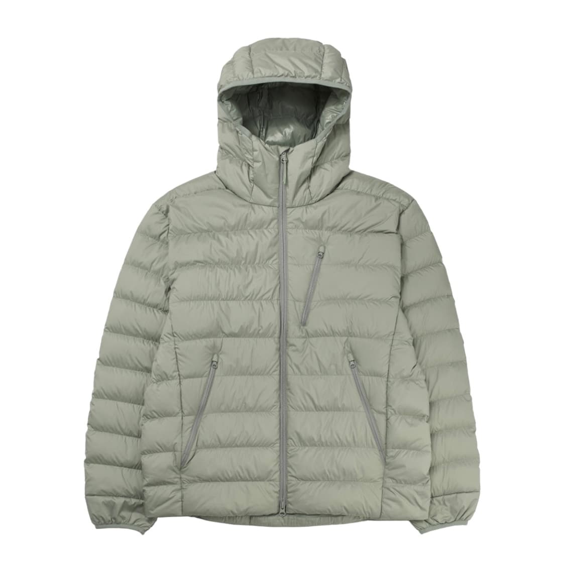 무신사 스탠다드 시티 레저 후디드 라이트 다운 피스타치오 상품이미지1