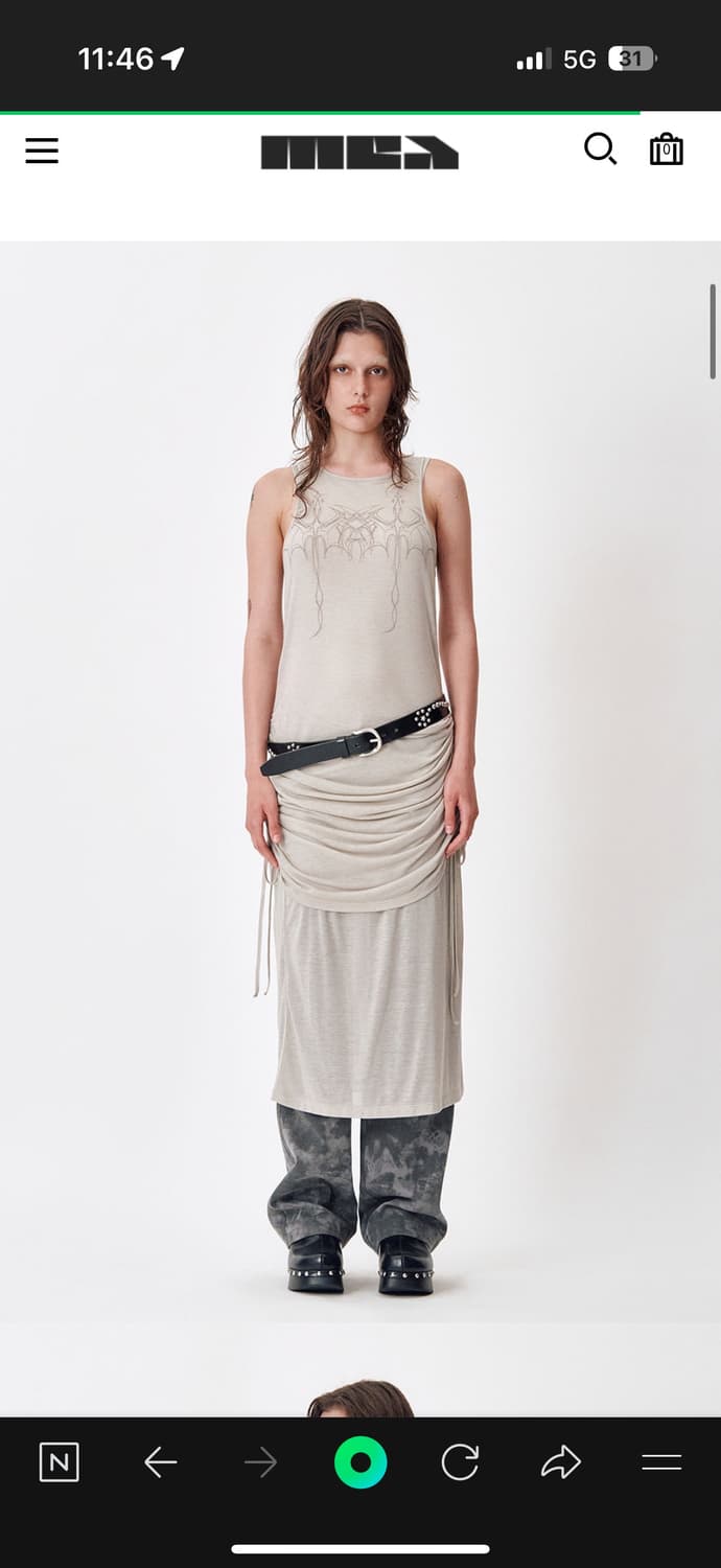 메아 드래곤 레이어드 롱 드레스 상품이미지1