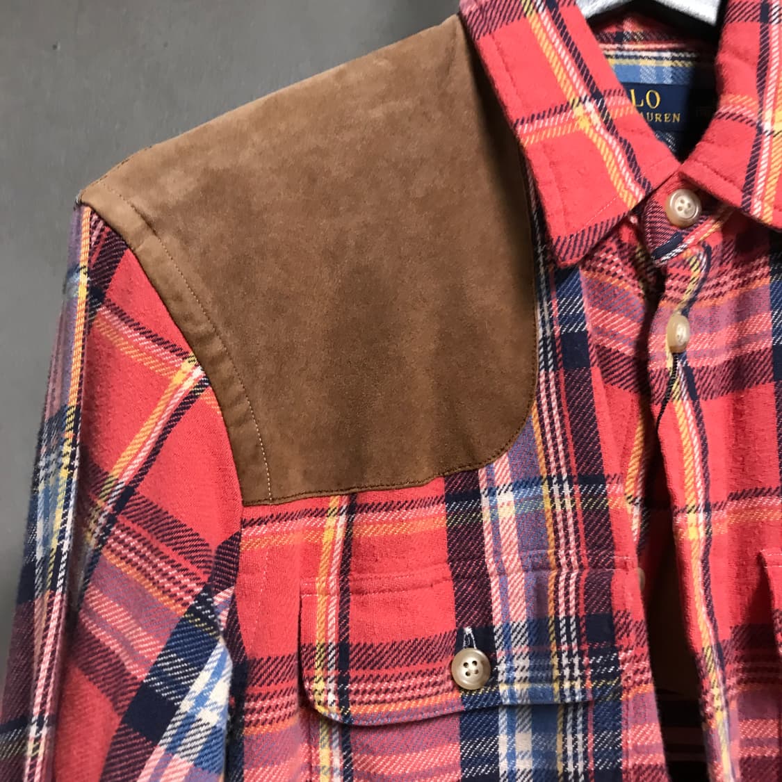 폴로 랄프로렌 체크 셔츠 S 상품이미지4