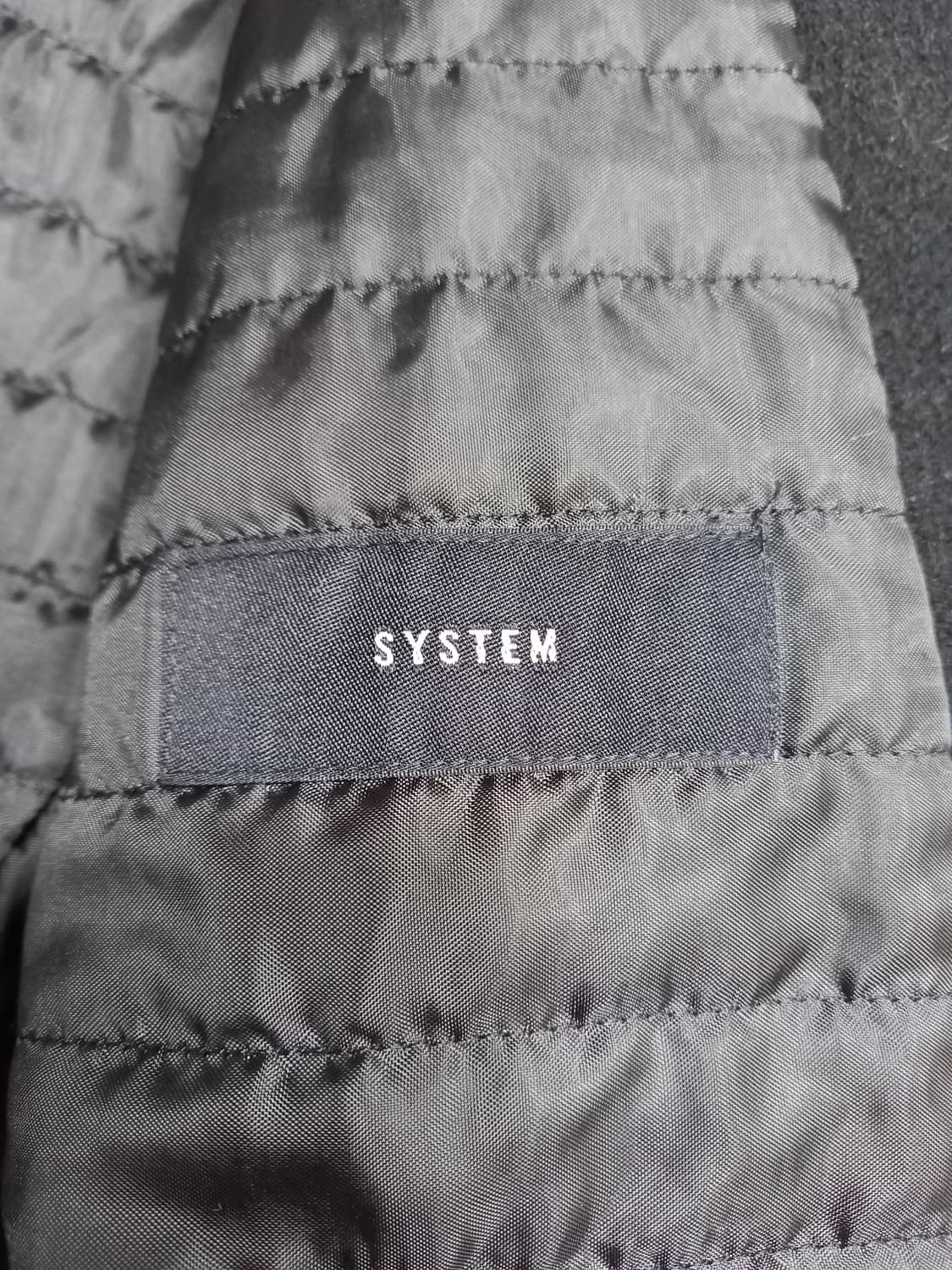 L100 SYSTEM Kor 울89% 하프코트 블랙 L-694 상품이미지7