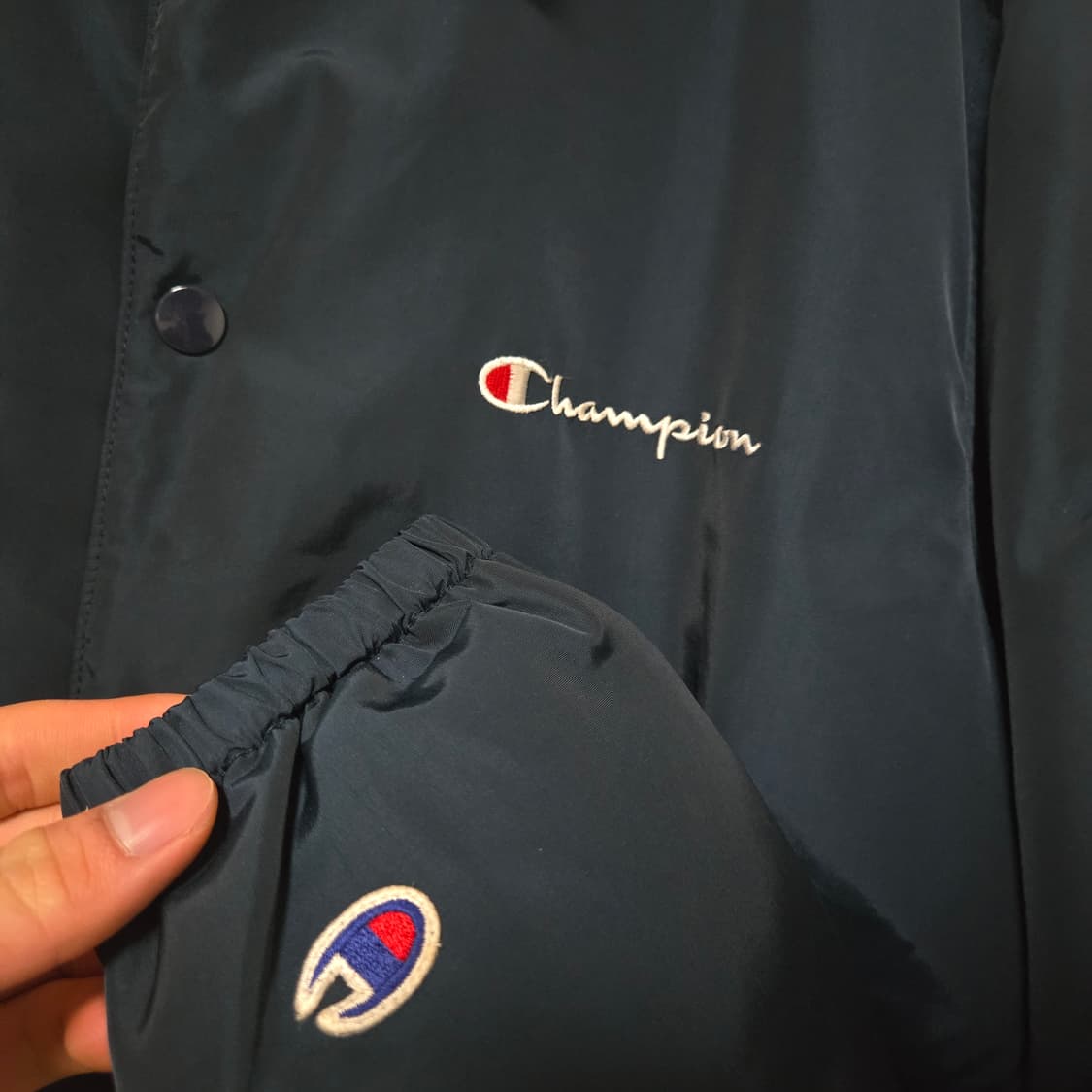 챔피온 네이비 코치자켓 / 남성 자켓 / 여성 자켓  상품이미지4