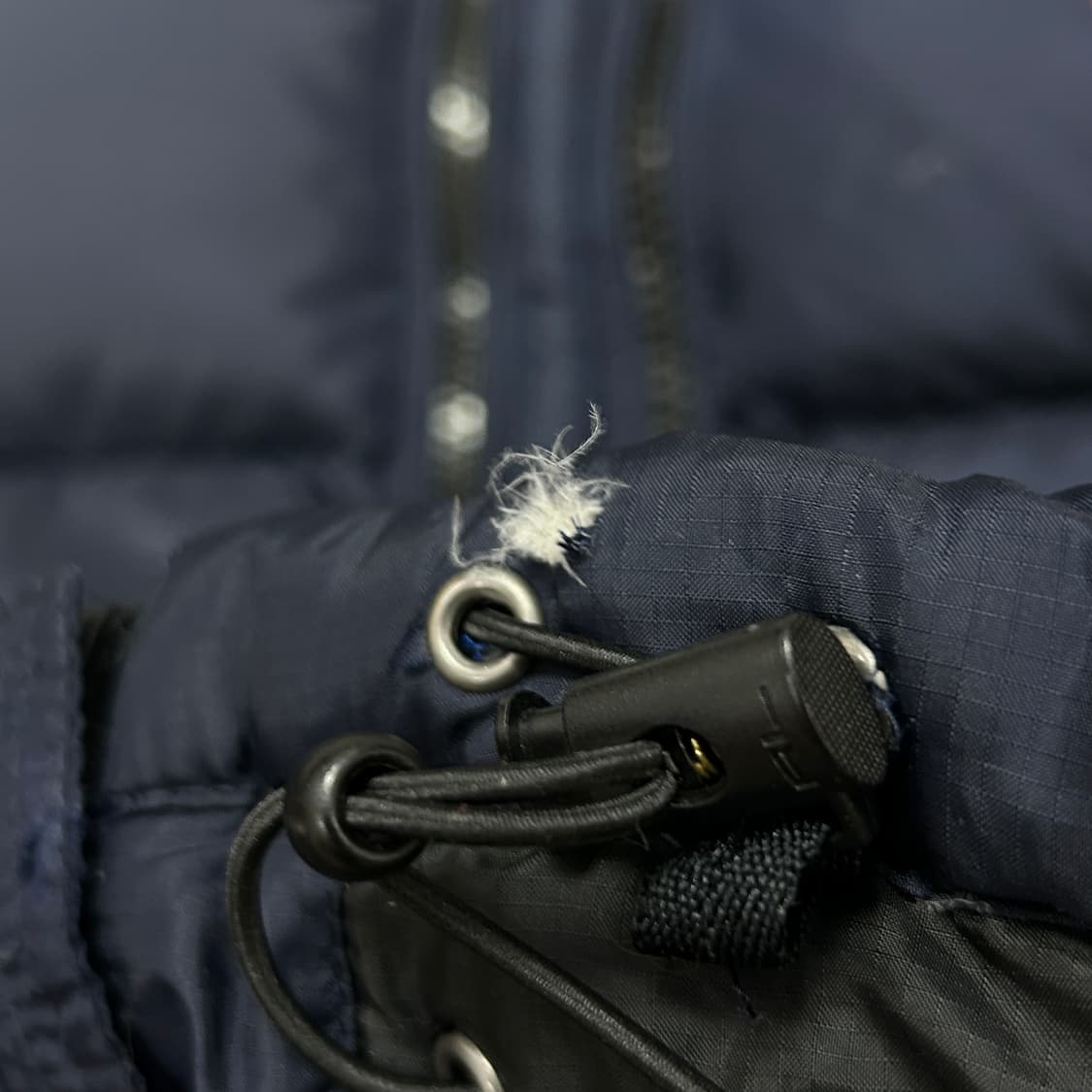 폴로 네이비 오렌지포니 덕다운 패딩(M) 상품이미지6