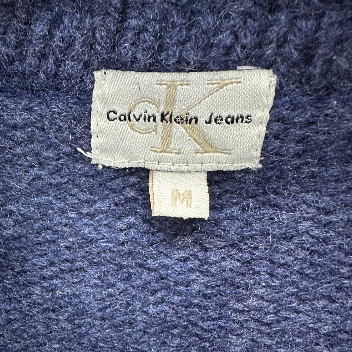 95 캘빈클라인 재팬 남자 울 카라 니트 상품이미지3
