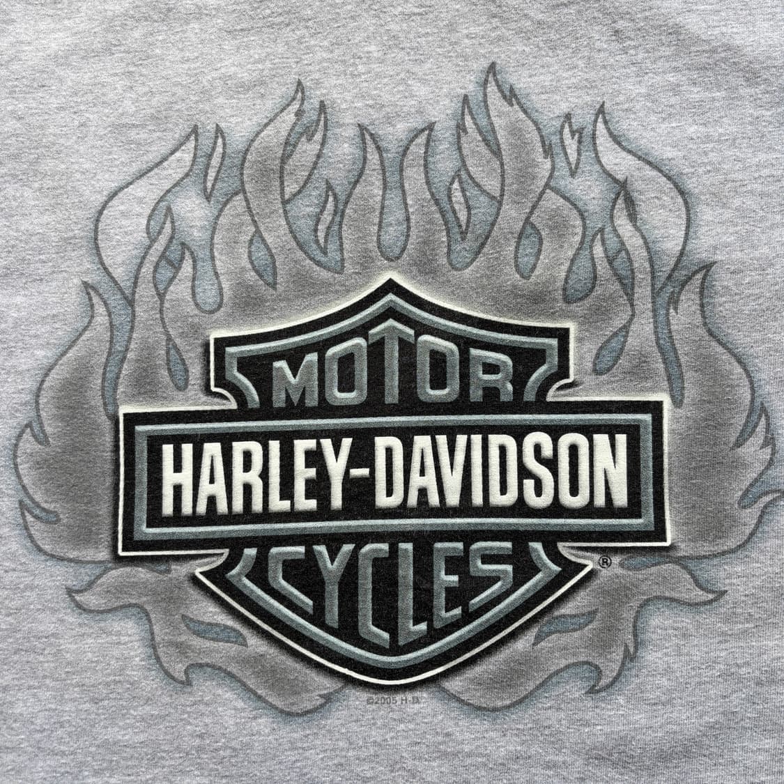 빈티지 할리데이비슨 플레임 티셔츠 상품이미지3