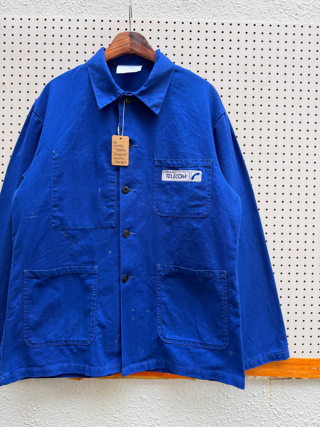 1990s France Telecom WASHED 빈티지 프렌치워크자켓 상품이미지4