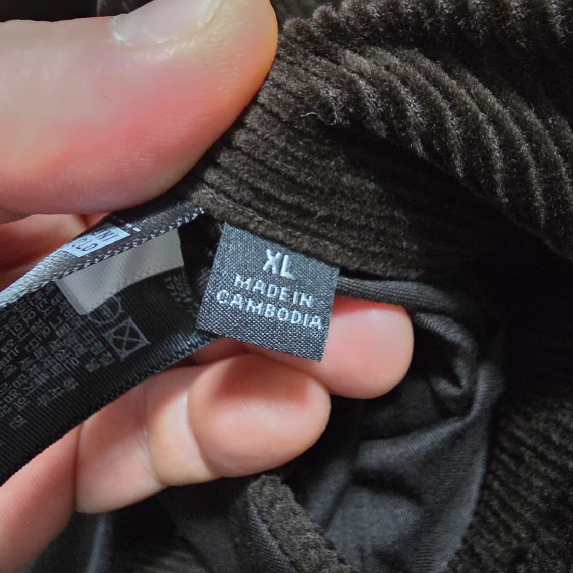 (XL)유니클로 코듀로이 자켓 브라운 상품이미지5