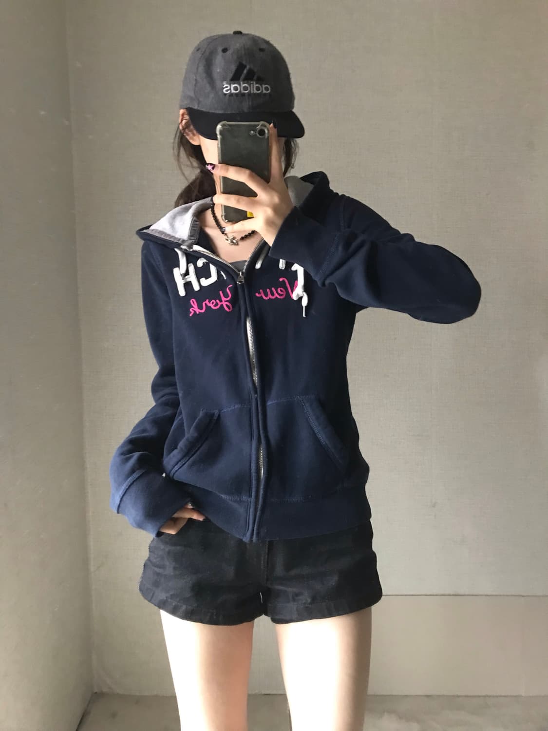 아베크롬비 네이비 후드집업 상품이미지1