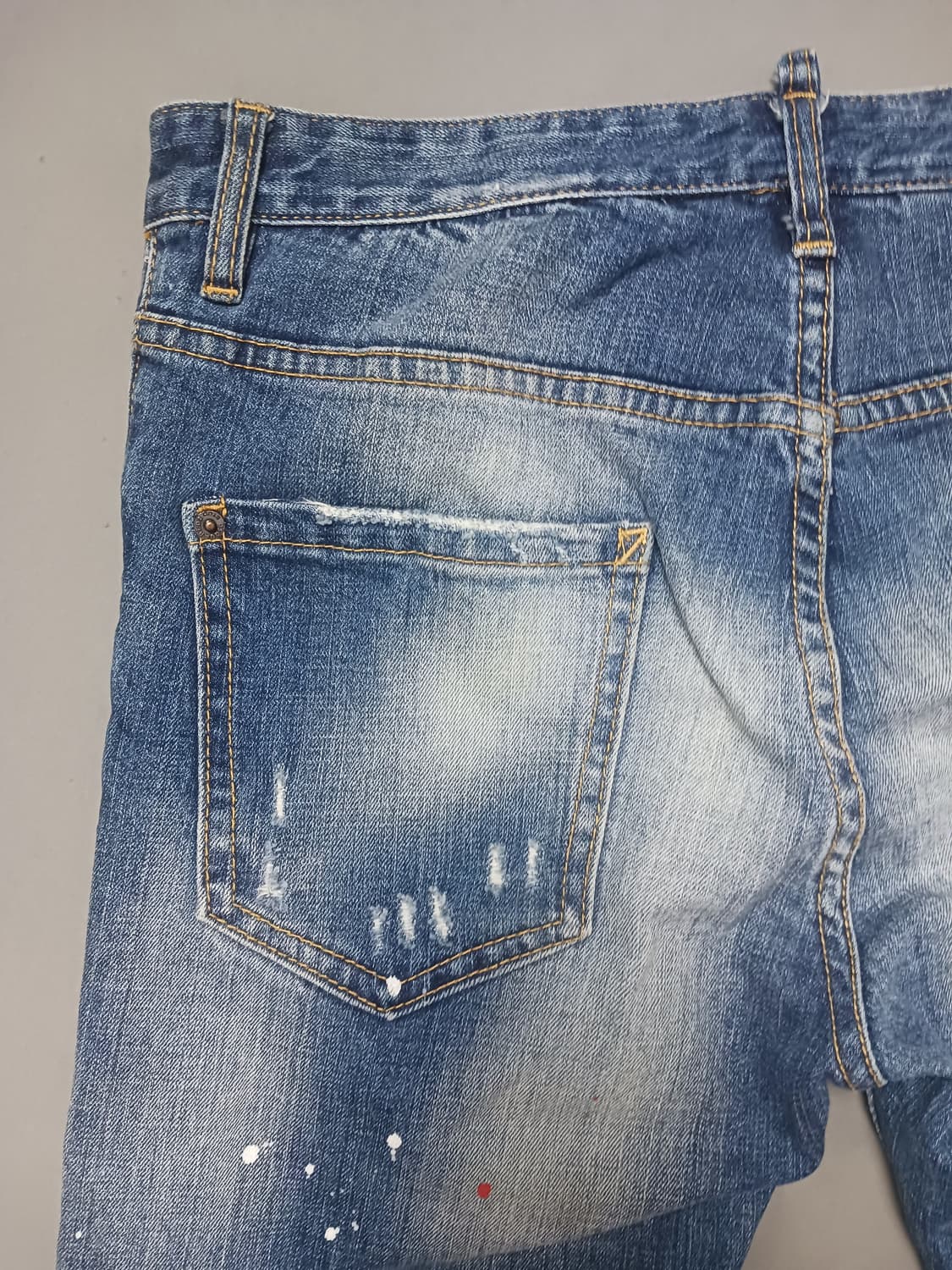 [46] 디스퀘어드2 플라워패치 슬림진 청바지 30 31 상품이미지8