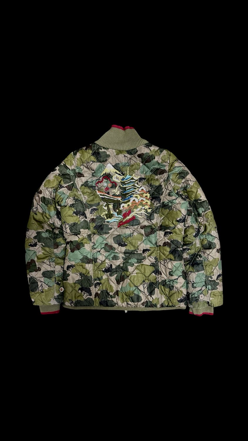 아비렉스 jp 카모플라주 퀄팅 자켓 상품이미지2