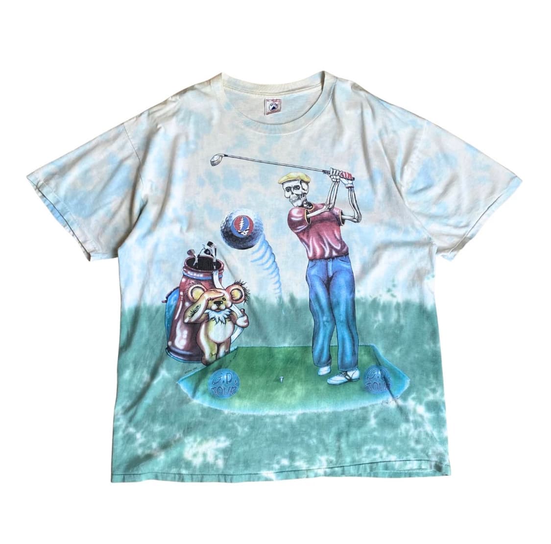 XL 그레이트풀 데드 블루 그린 골프 스켈레톤 1994 투어 델타텍 상품이미지1