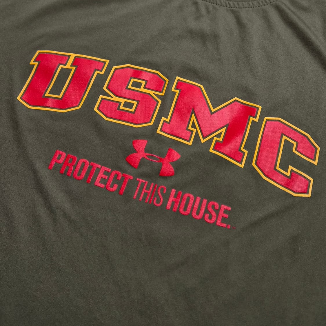 언더아머 USMC 미해병대 미군 반팔 티셔츠 M L 100 빈티지 usa 상품이미지2