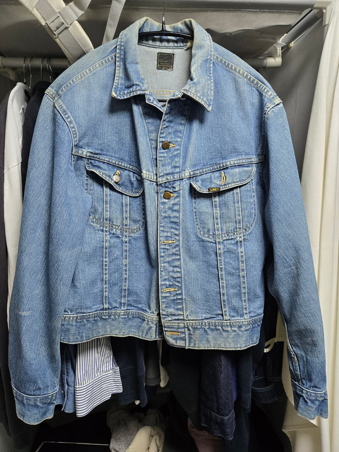 60s-70s 오리지널 LEE 101j 데님 자켓 상품이미지1