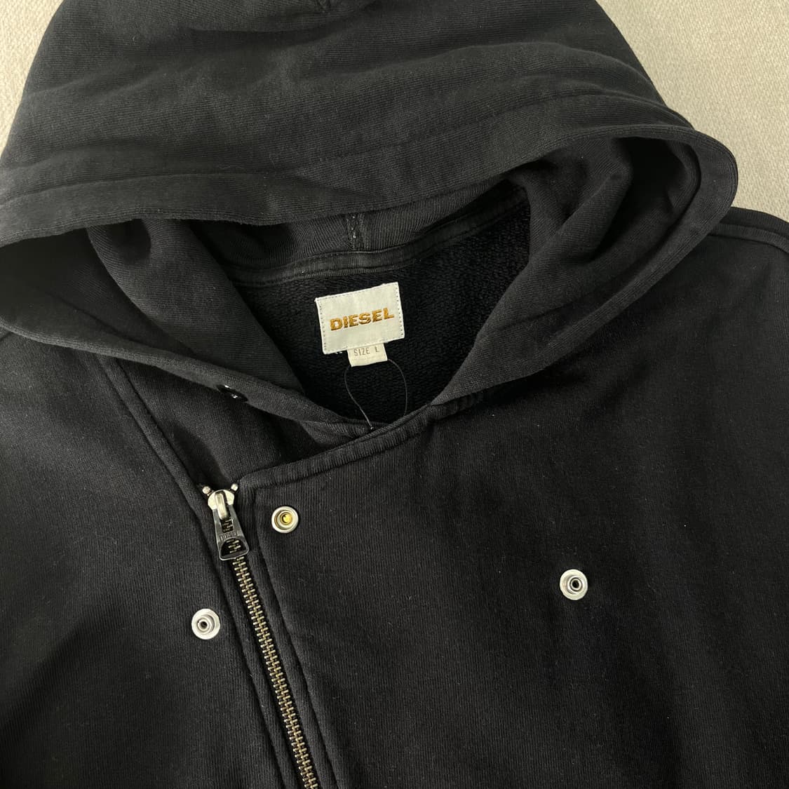100 디젤 00s 사선 후드집업  상품이미지2