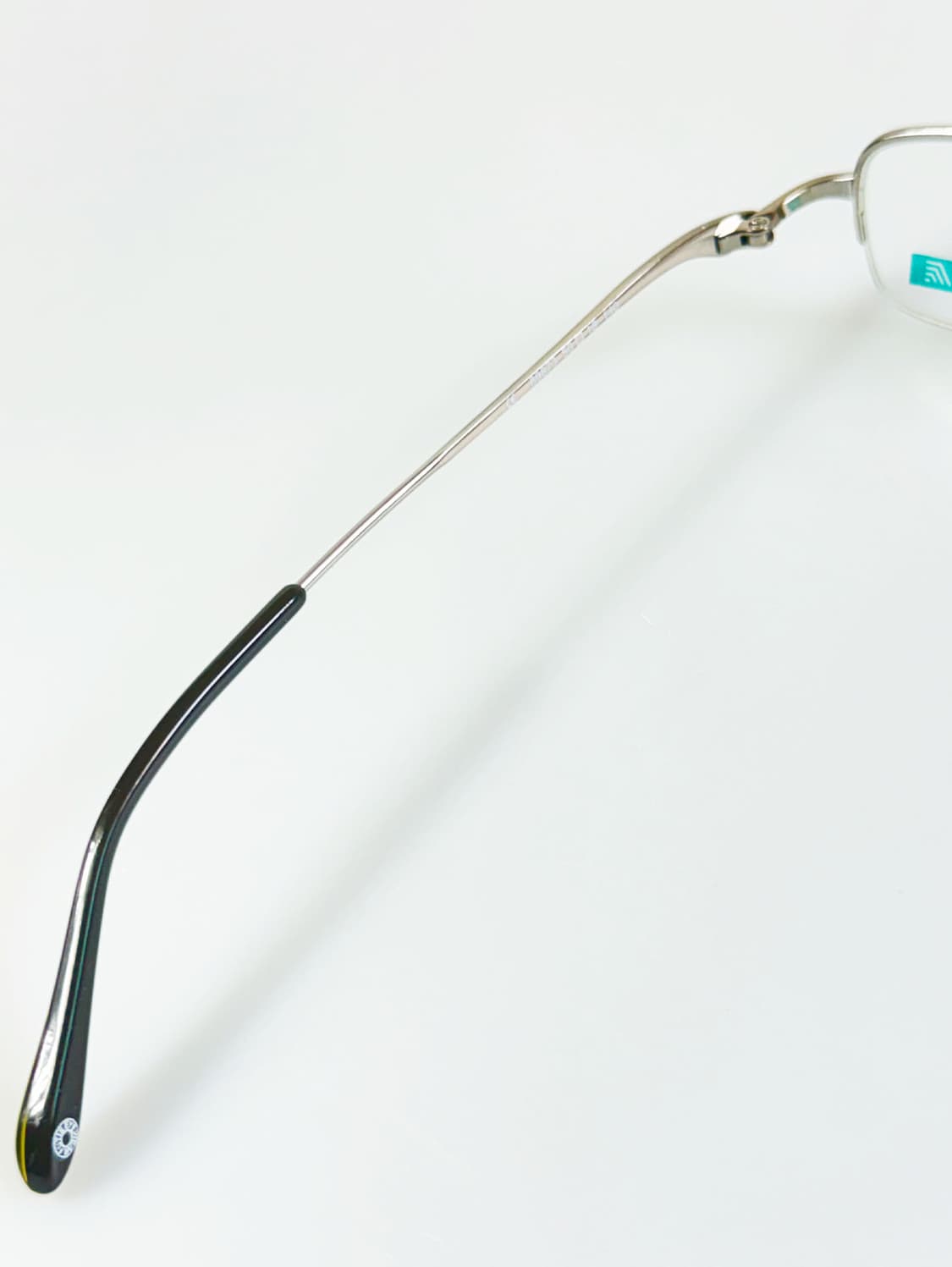 90s FUTIS 실버 메탈 반무테 스퀘어 빈티지 안경 상품이미지7