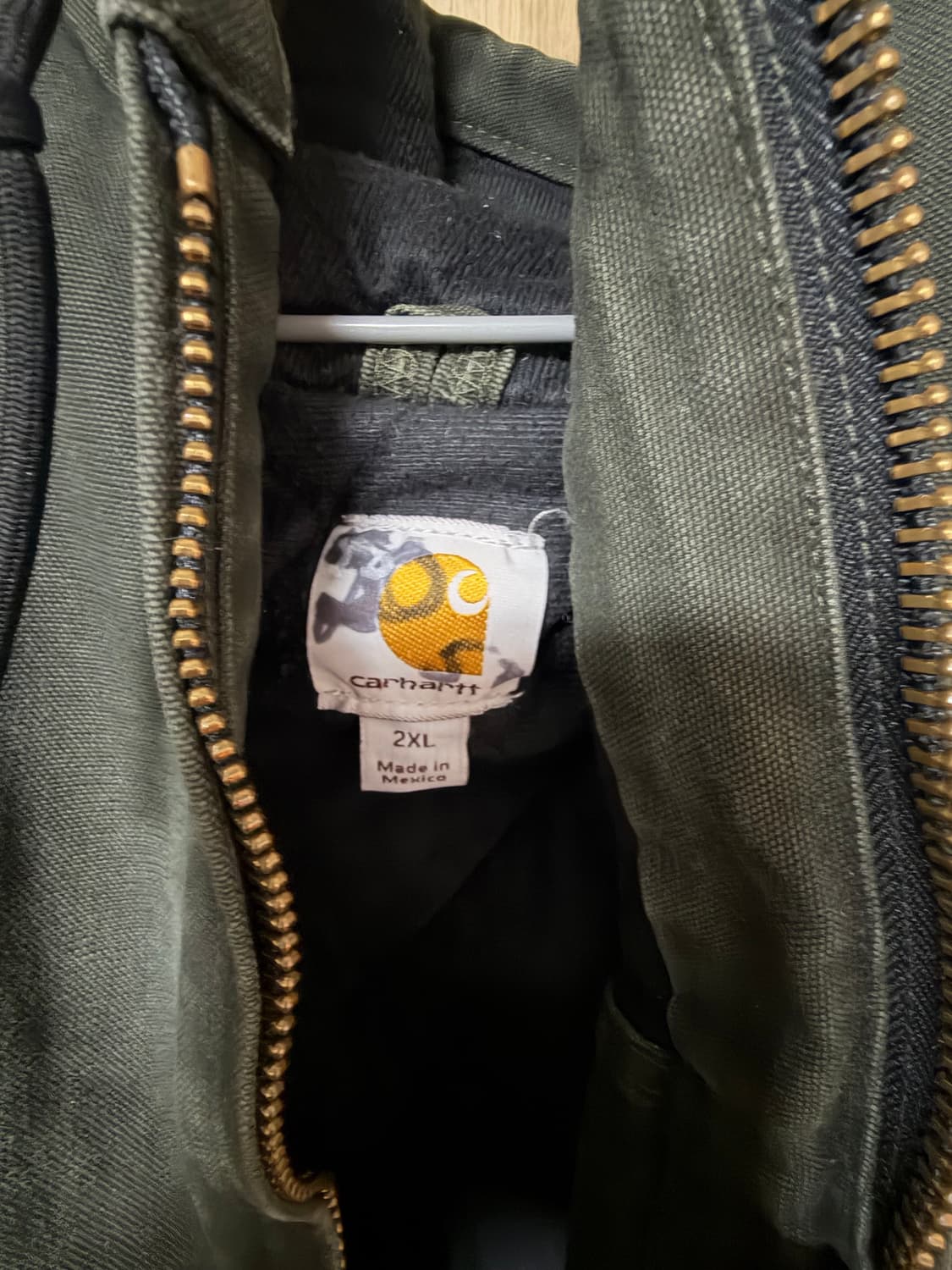 칼하트 j130 액티브 후드집업 모스그린 mos 2xl 상품이미지2