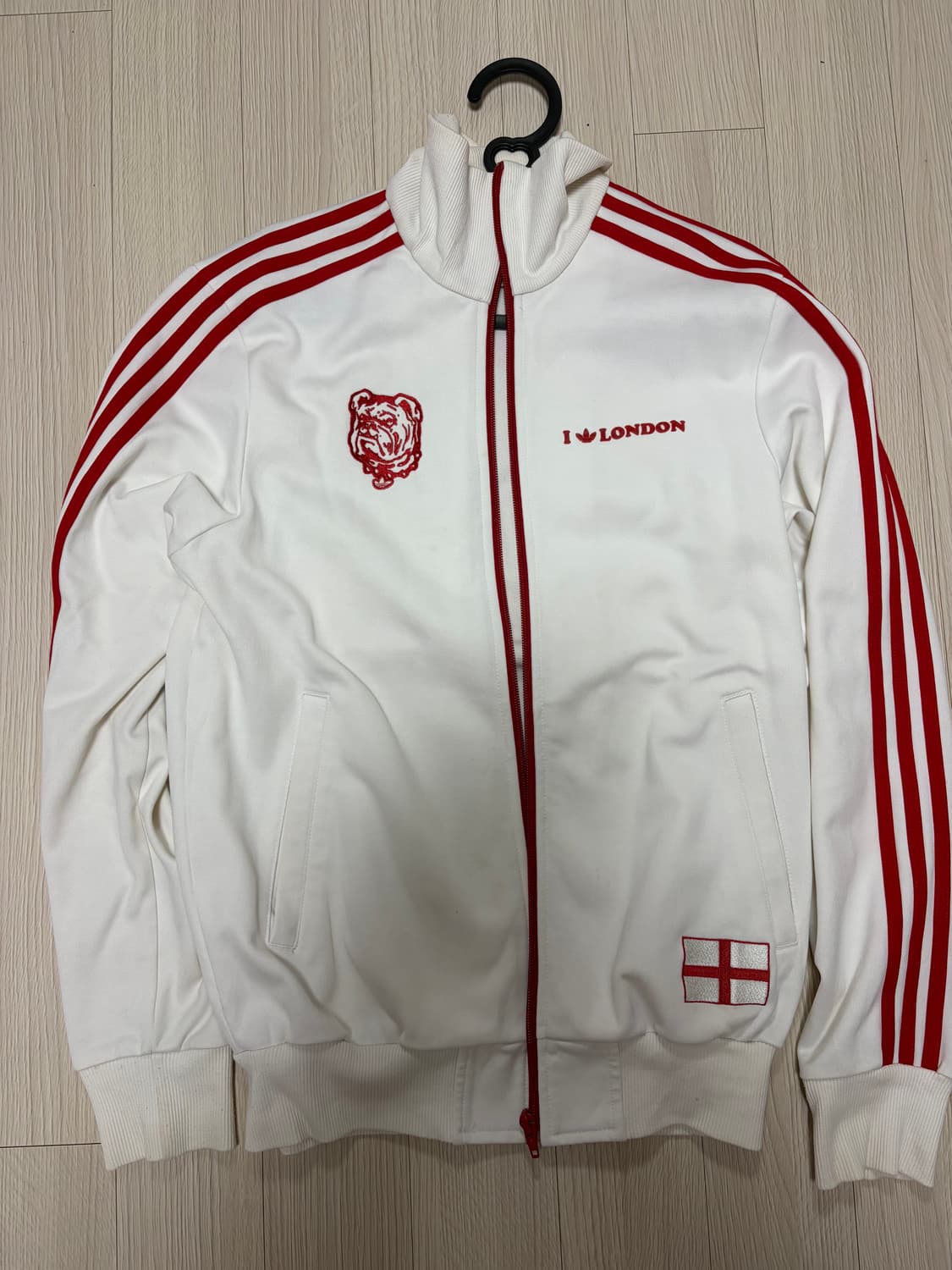 아디다스 희귀 런던 흰빨 져지 상품이미지1