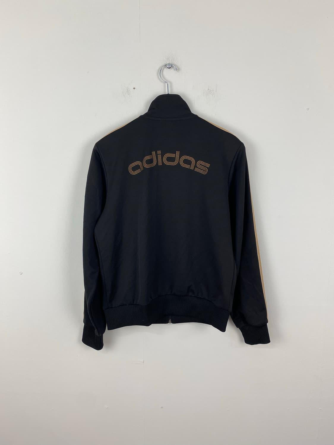 아디다스 검정골드 검골 백로고 트랙탑 져지 S 상품이미지2