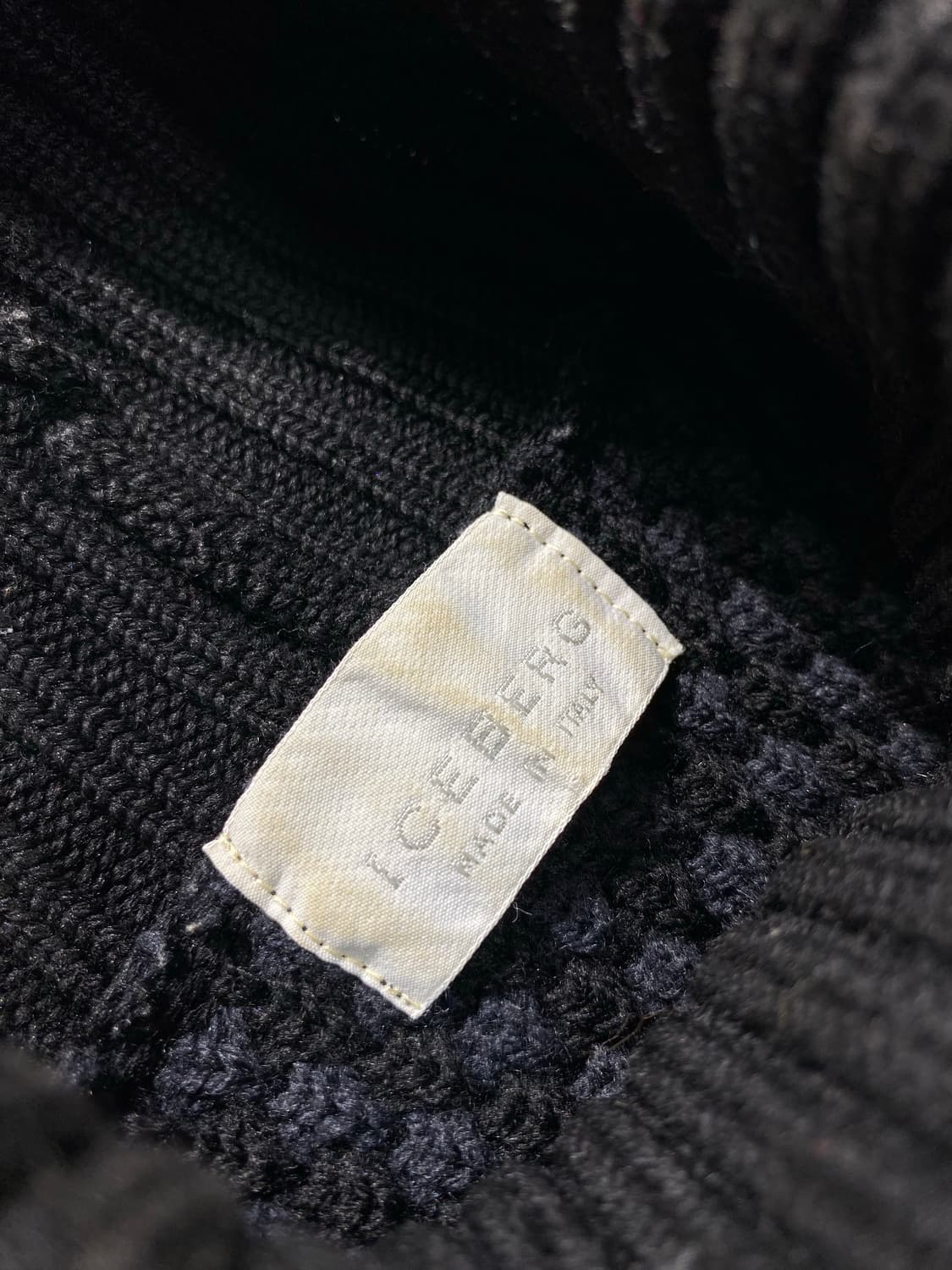 [M] 90s Iceberg 아이스버그 이태리메이드 터틀넥 울 니트 상품이미지6