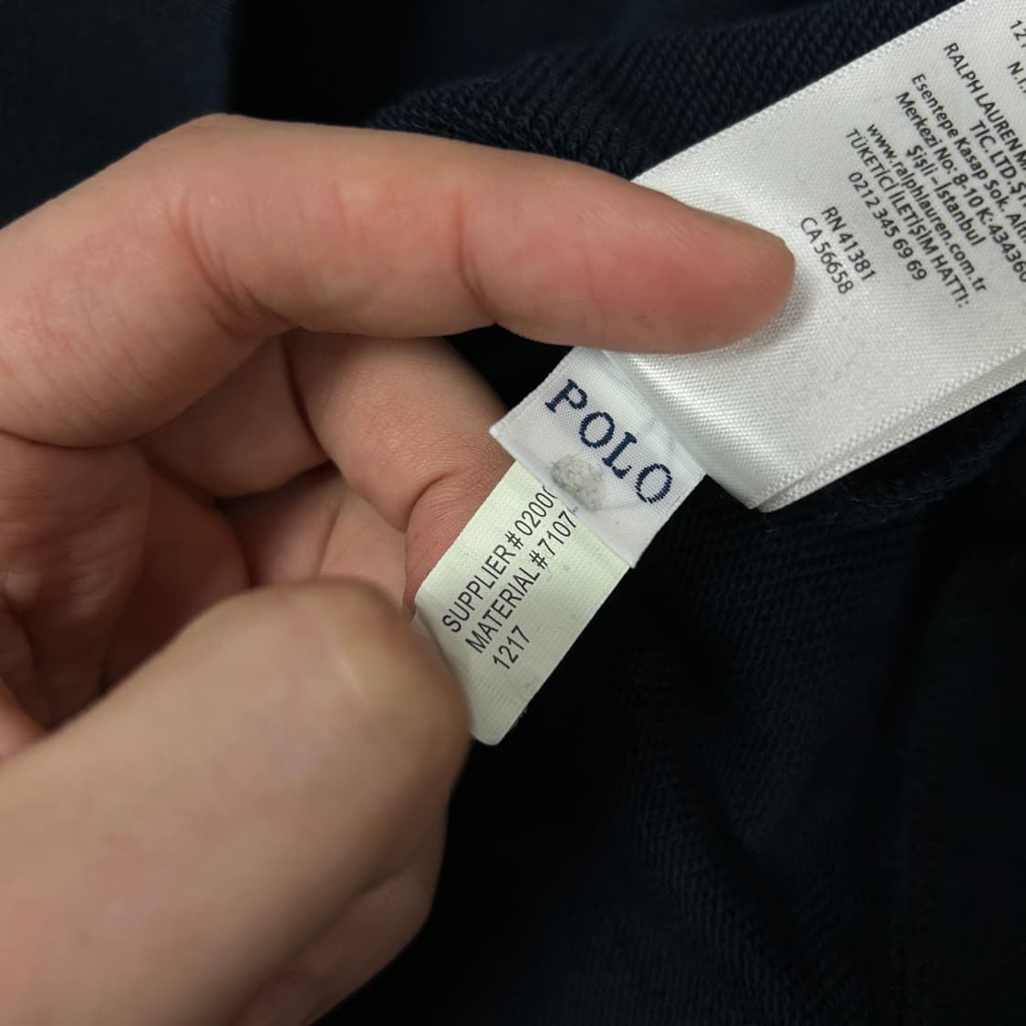 폴로 네이비 마티니베어 맨투맨(S) 상품이미지4