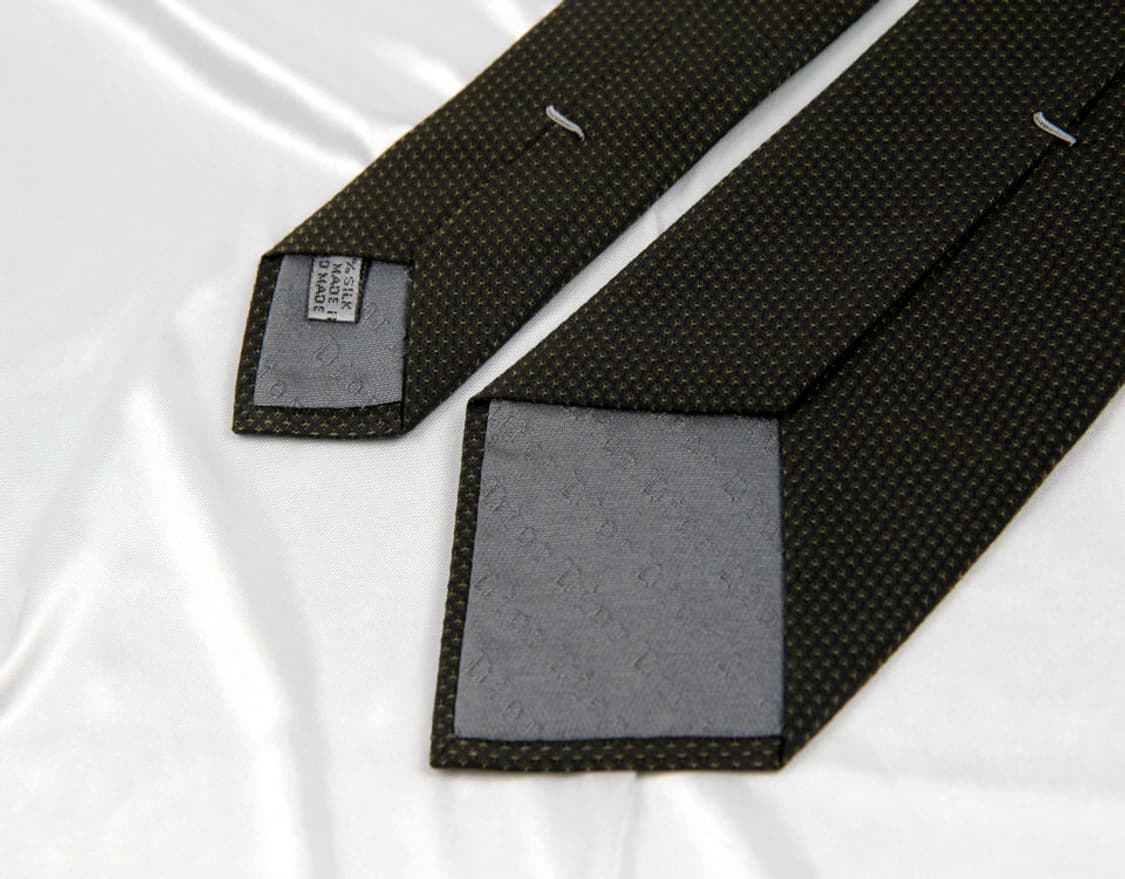 디올 8.3cm 미사용 신형 카키 남자 명품 넥타이 상품이미지4