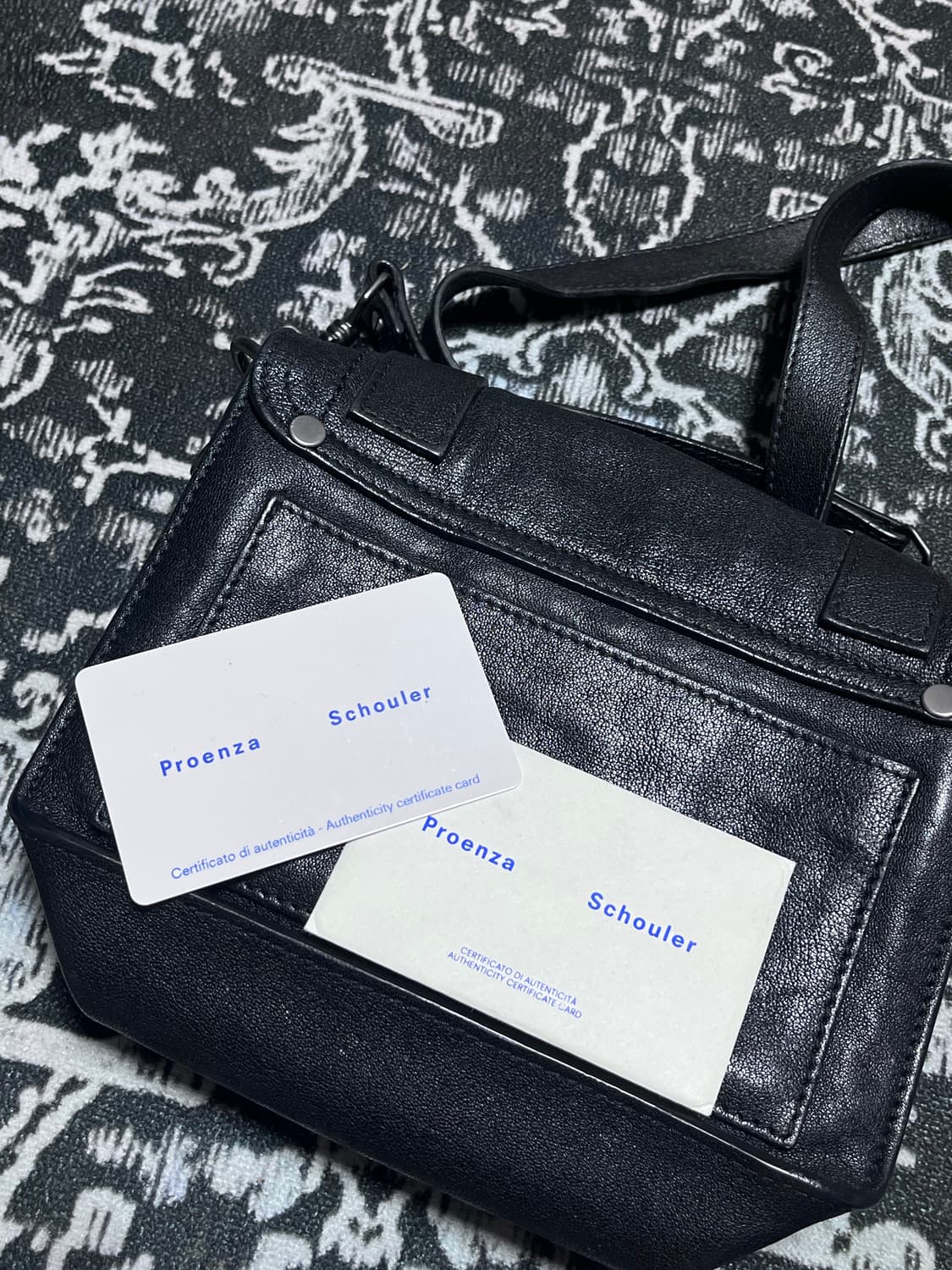 정품카드보유)Proenza Schouler PS1 Tiny 레더 크로스백 상품이미지3