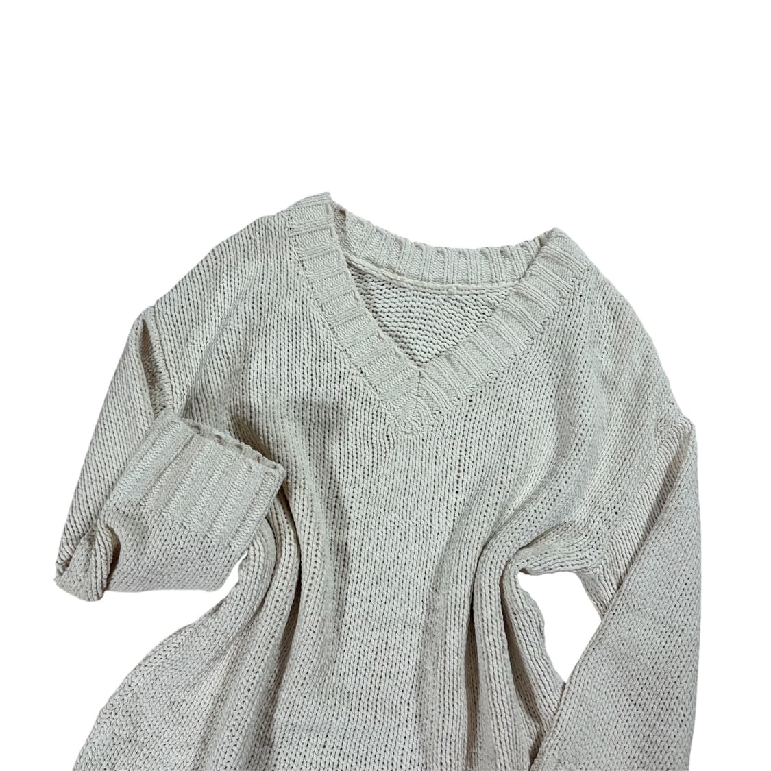 일본빈티지 브이넥 니트 상품이미지2