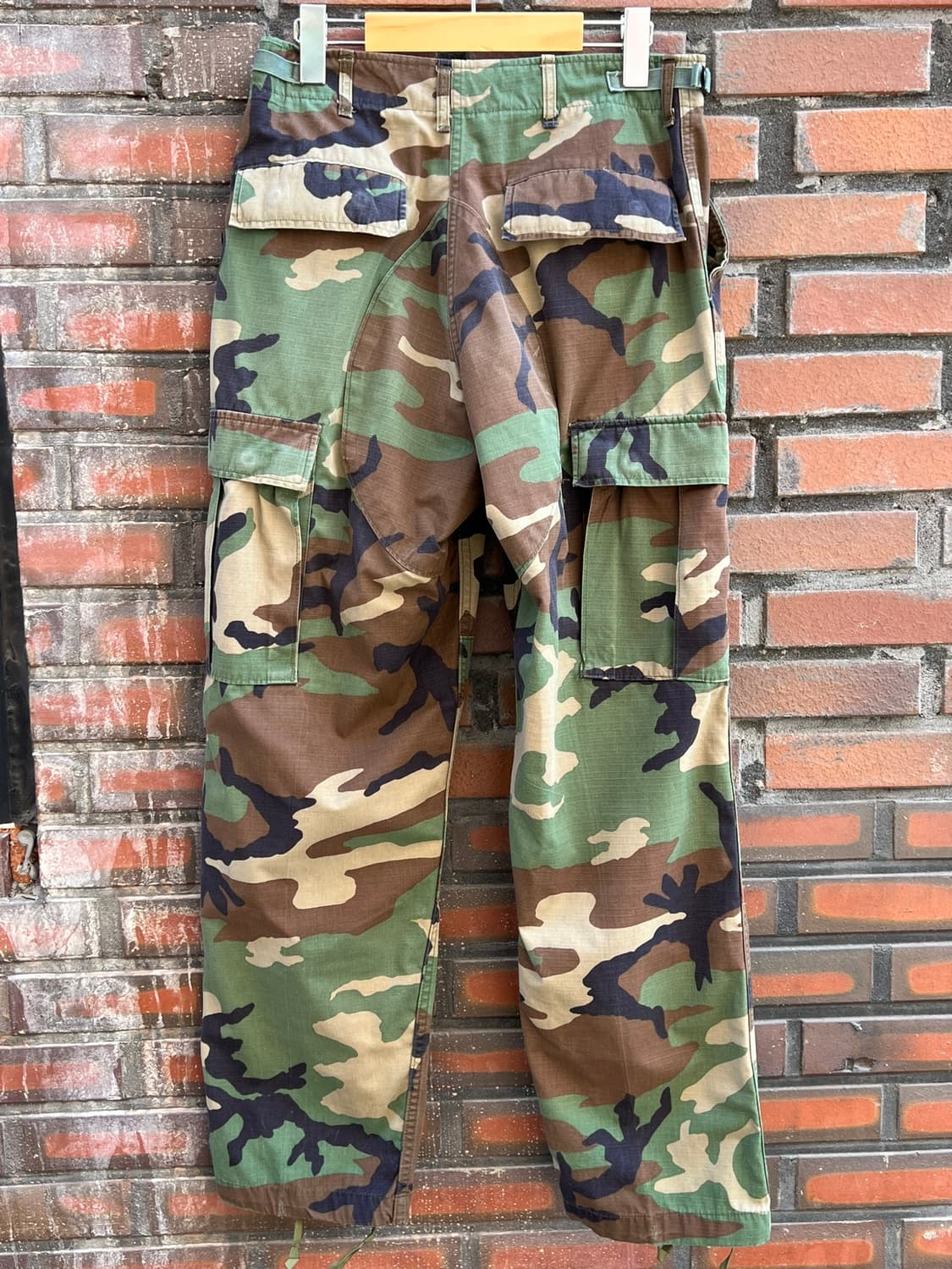 90's [31] 미군 우드랜드 BDU 카고 카모 팬츠 스몰 레귤러 상품이미지7
