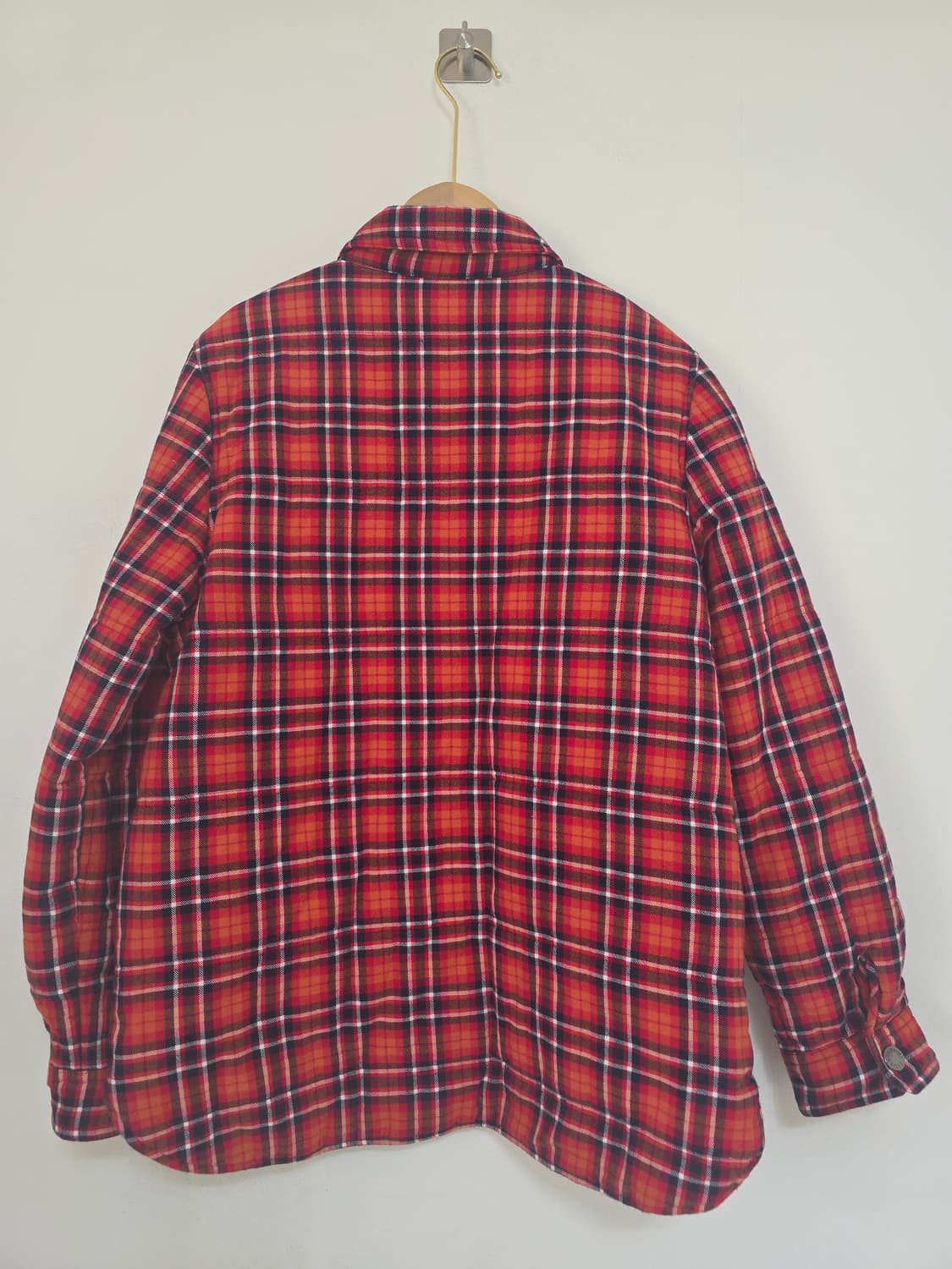 자딕앤볼테르 ZADIG&VOLTAIRE 체크 퀼팅 셔츠자켓 S 간절기 상품이미지4