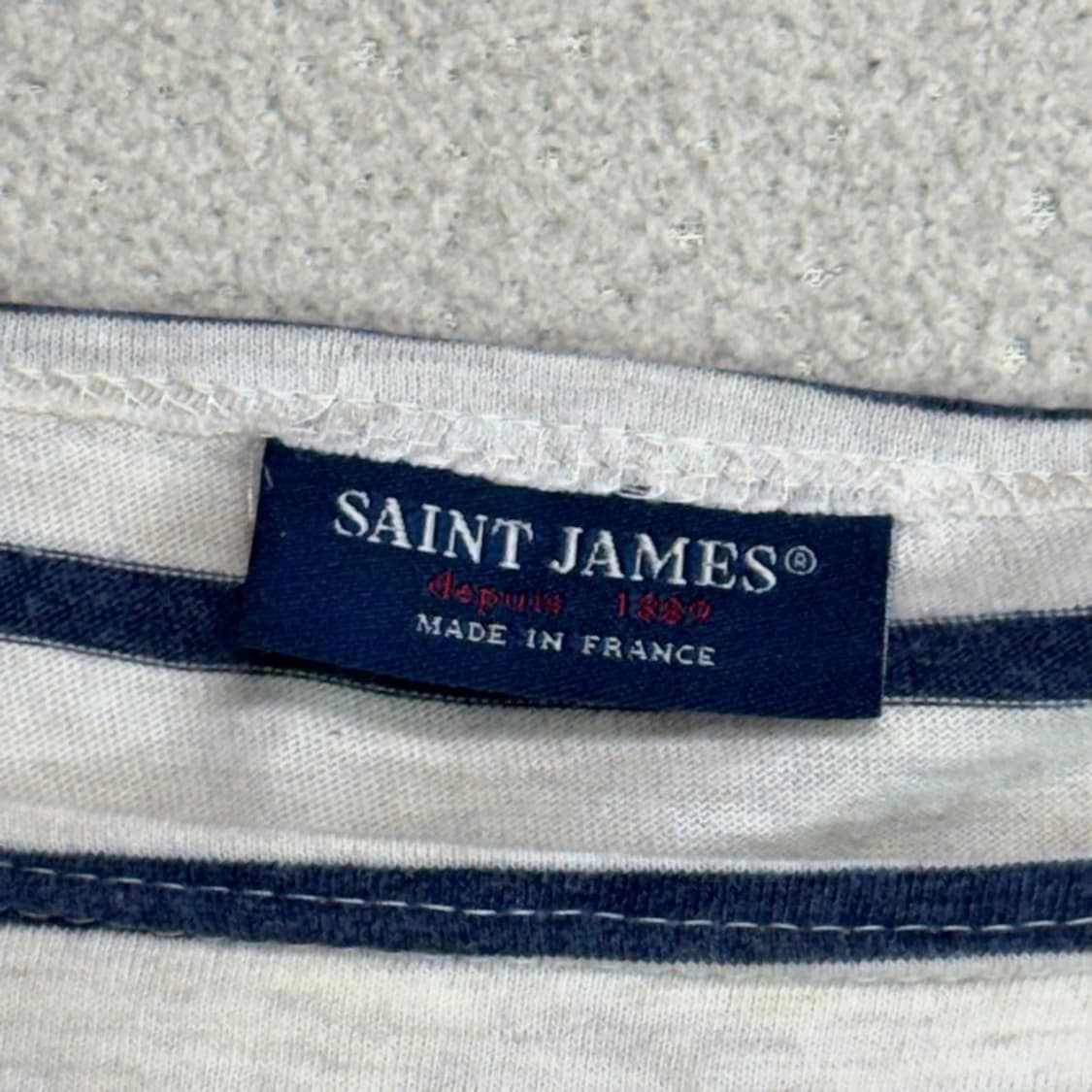 SAINT JAMES 스트라이프 반팔 티 상품이미지3