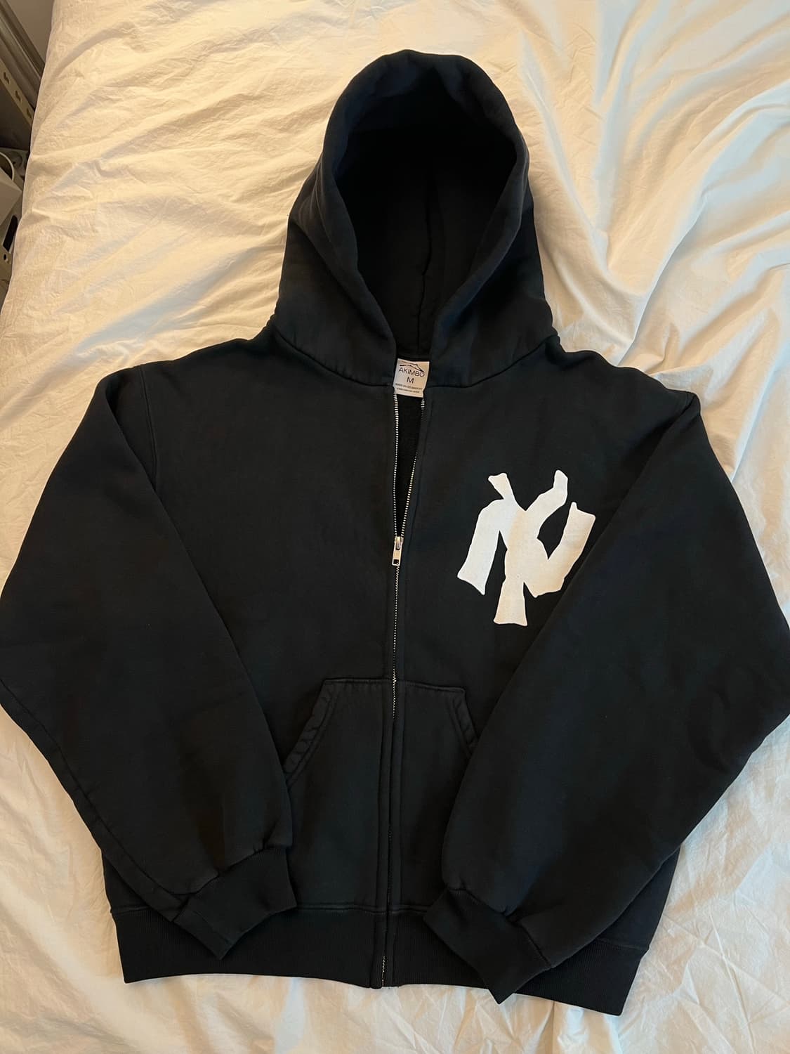 아킴보 클럽 뉴욕 후드집업 블랙 M akimbo club 상품이미지6