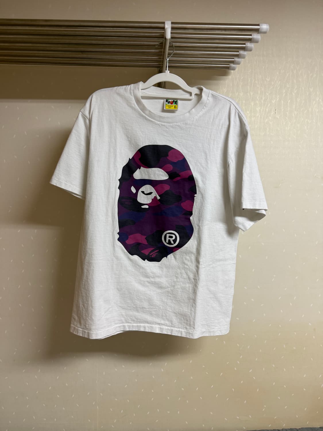 베이프 빅 에이프 퍼플 티셔츠 상품이미지1