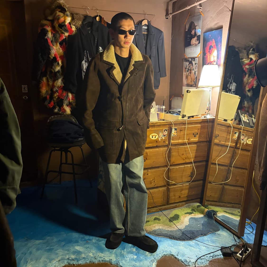 J.PRESS Lambskin Shearling Coat L 상품이미지2